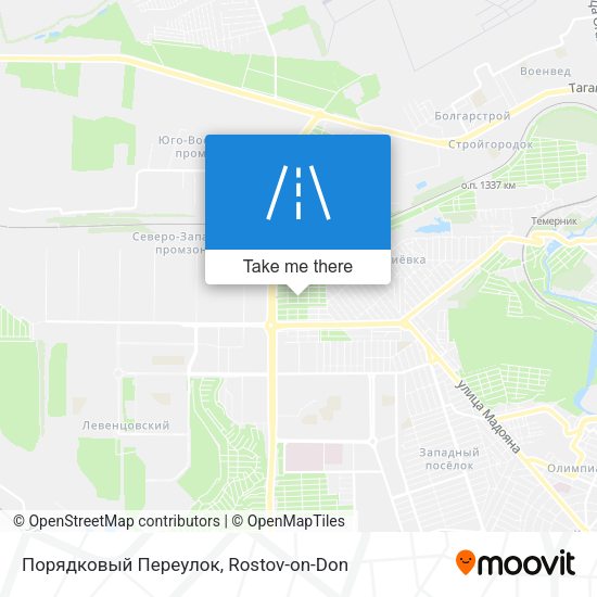 Порядковый Переулок map