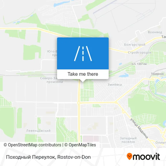 Походный Переулок map