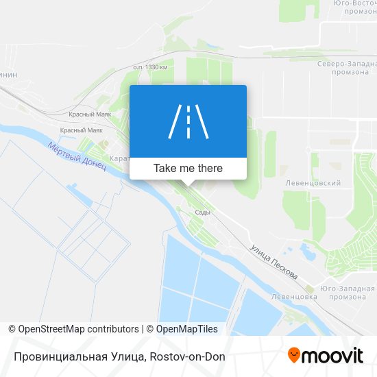 Провинциальная Улица map