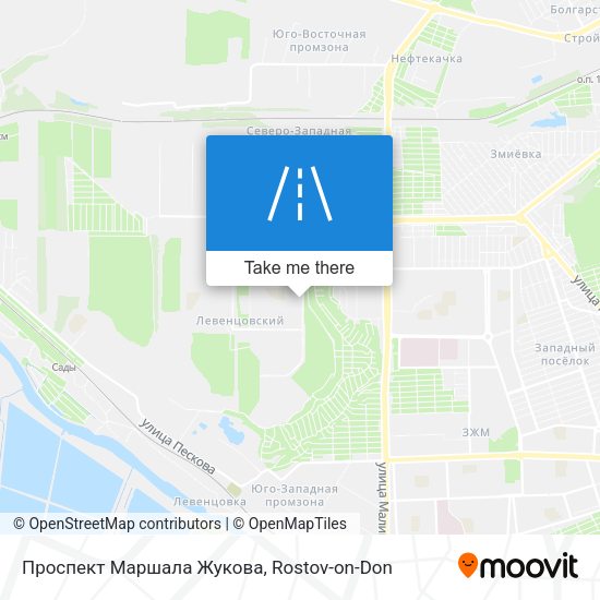 Проспект Маршала Жукова map