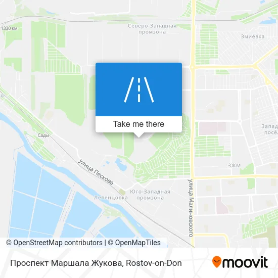 Проспект Маршала Жукова map