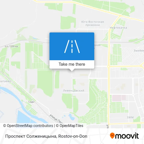 Проспект Солженицына map