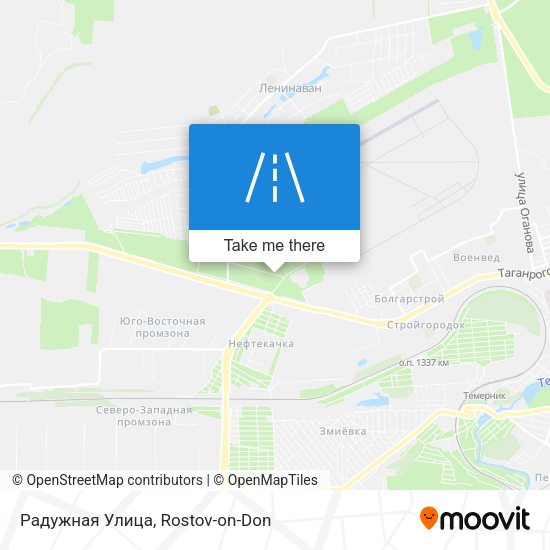 Радужная Улица map
