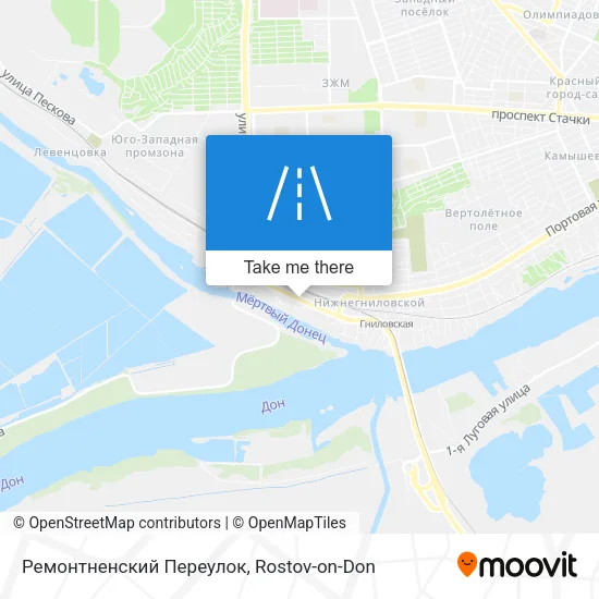 Ремонтненский Переулок map