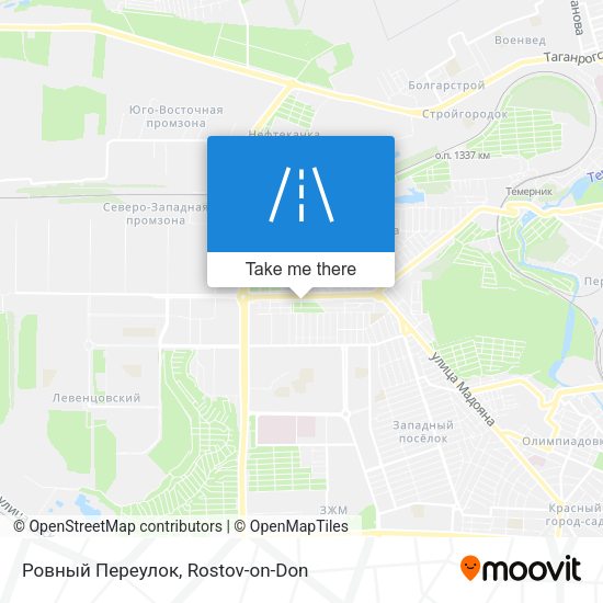 Ровный Переулок map