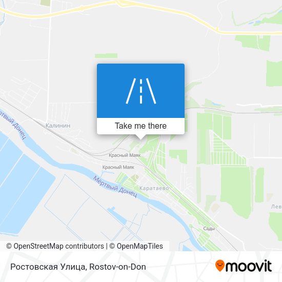 Ростовская Улица map