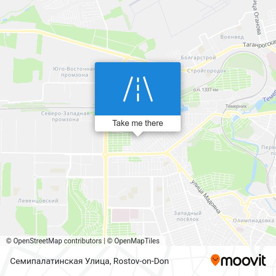 Семипалатинская Улица map