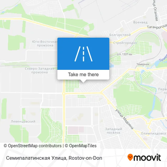 Семипалатинская Улица map
