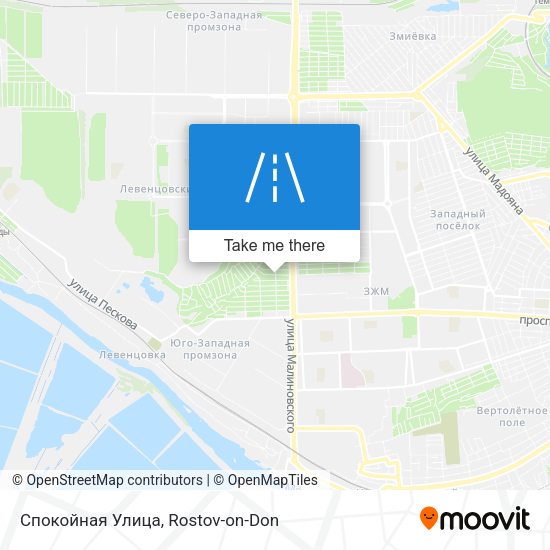 Спокойная Улица map