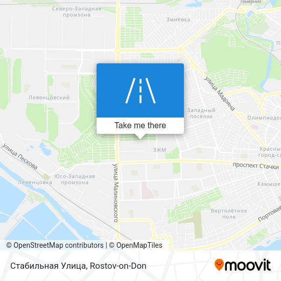 Стабильная Улица map