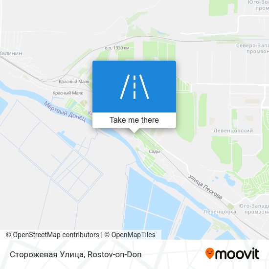 Сторожевая Улица map