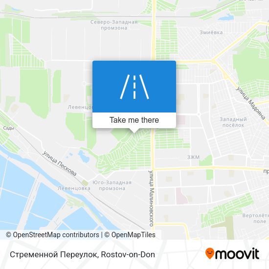 Стременной Переулок map