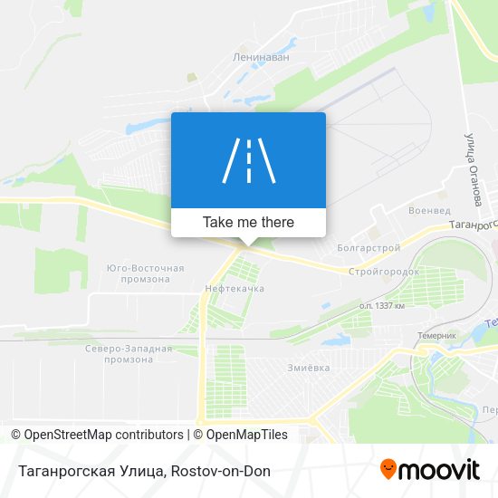 Таганрогская Улица map