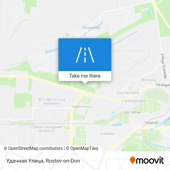 Удачная Улица map