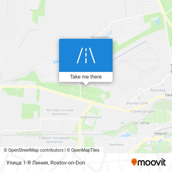 Улица 1-Я Линия map