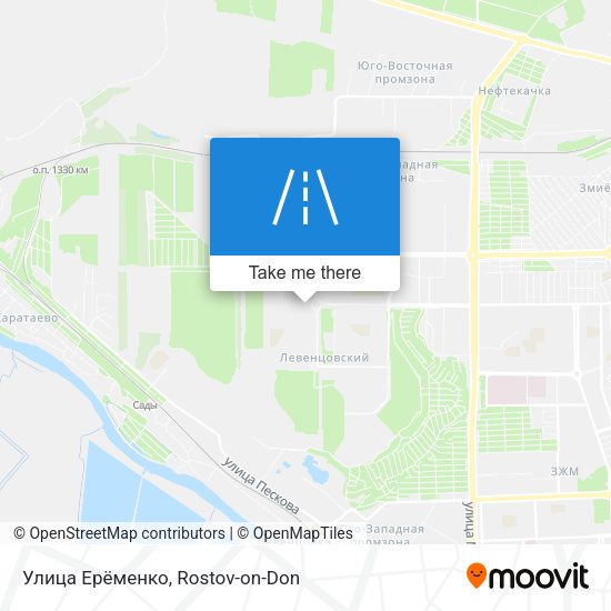 Улица Ерёменко map