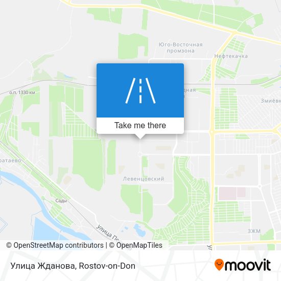 Улица Жданова map