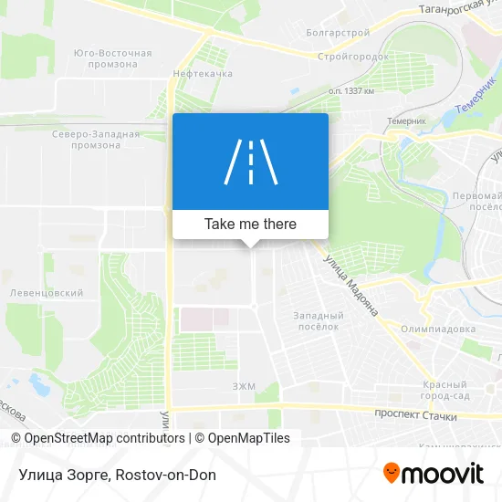 Улица Зорге map