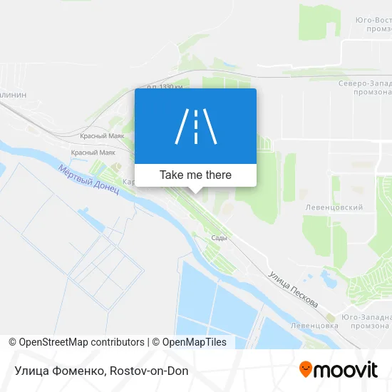 Улица Фоменко map