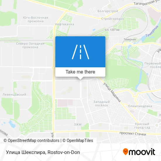 Улица Шекспира map