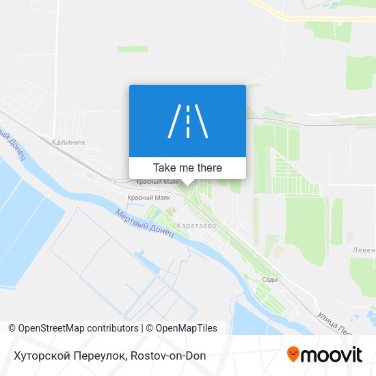 Хуторской Переулок map