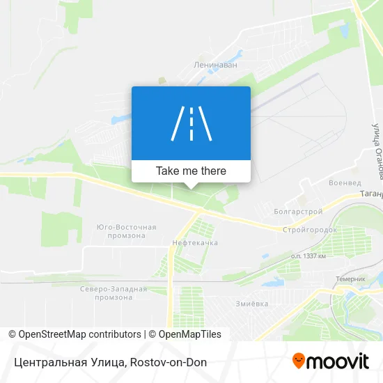 Центральная Улица map