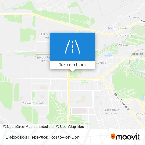 Цифровой Переулок map
