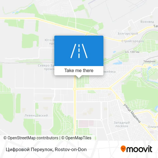 Цифровой Переулок map