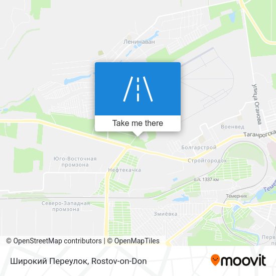 Широкий Переулок map