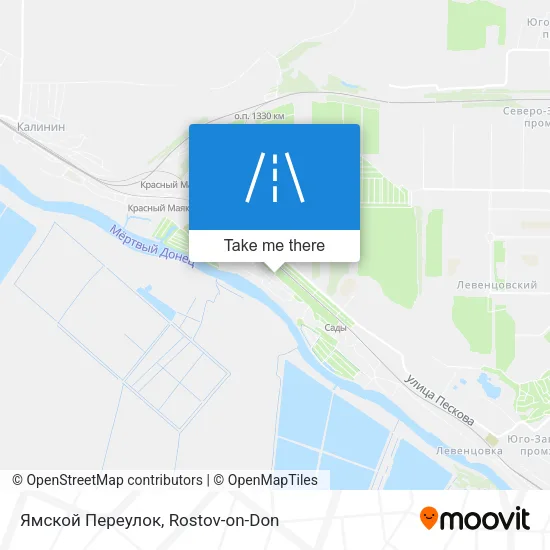 Ямской Переулок map