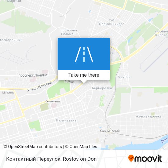Контактный Переулок map