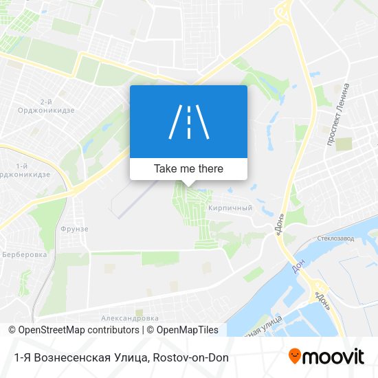 1-Я Вознесенская Улица map