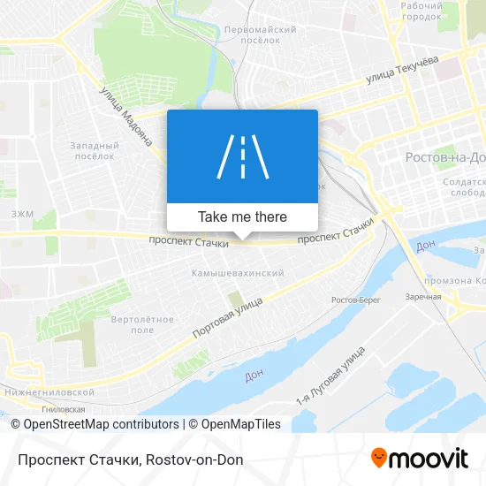 Проспект Стачки map