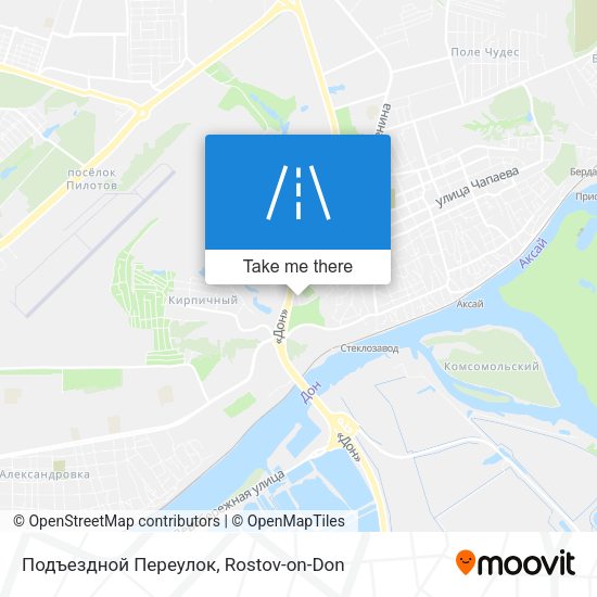 Подъездной Переулок map