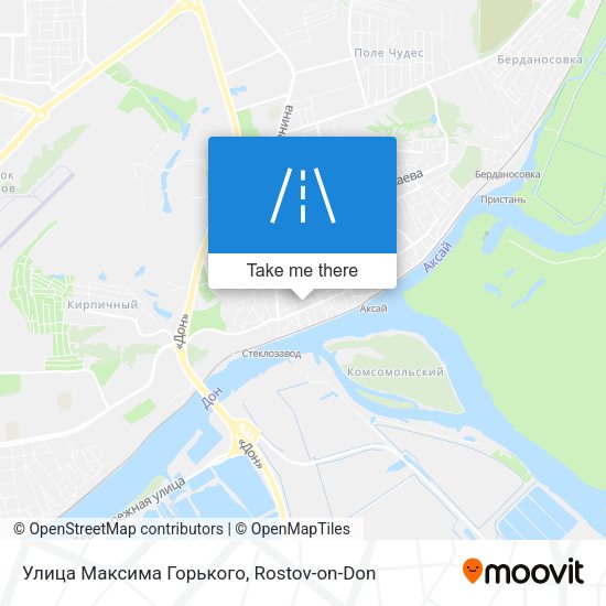 Улица Максима Горького map