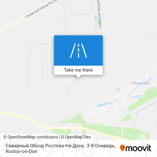 Северный Обход Ростова-На-Дону. 3-Я Очередь map