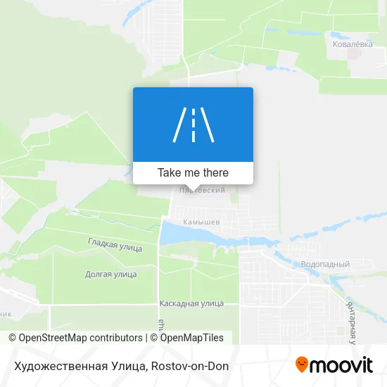 Художественная Улица map