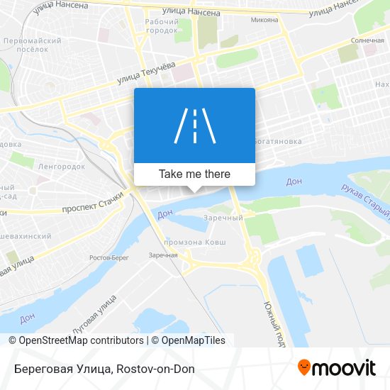 Береговая Улица map