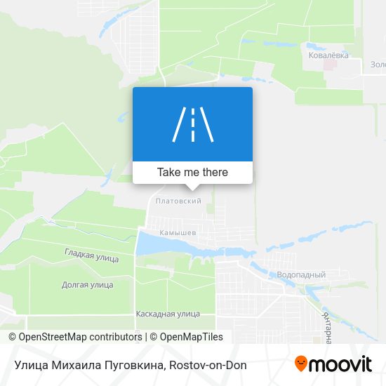 Улица Михаила Пуговкина map