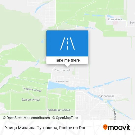 Улица Михаила Пуговкина map