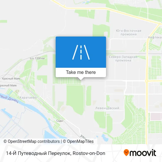 14-Й Путеводный Переулок map