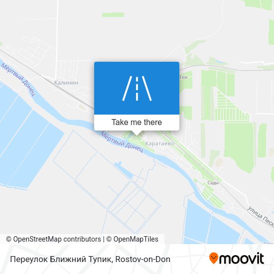 Переулок Ближний Тупик map