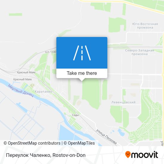Переулок Чаленко map
