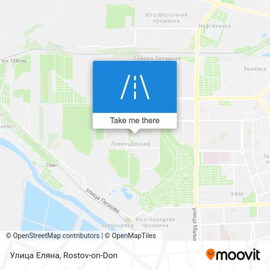 Улица Еляна map