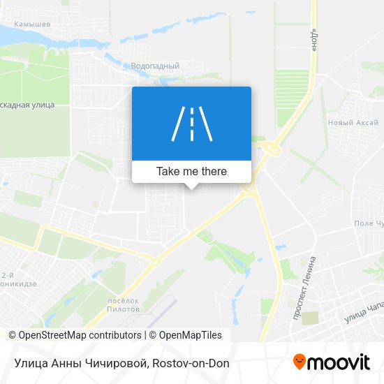 Улица Анны Чичировой map