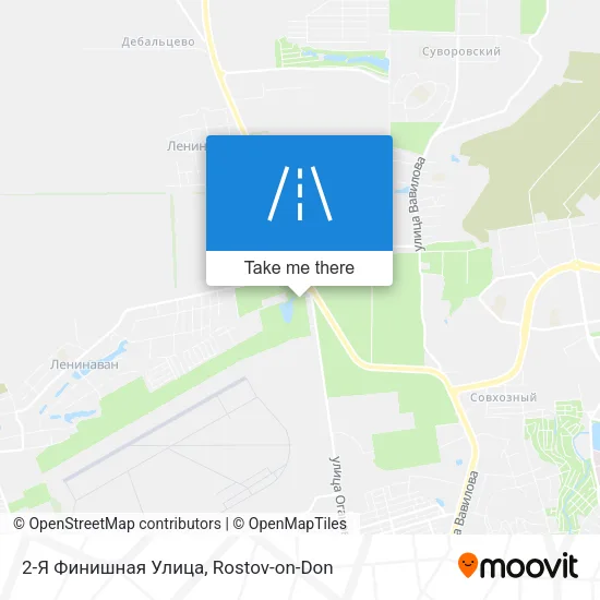 2-Я Финишная Улица map