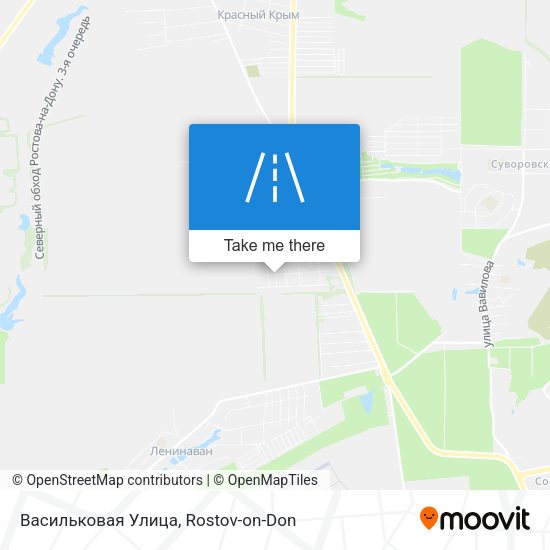 Васильковая Улица map