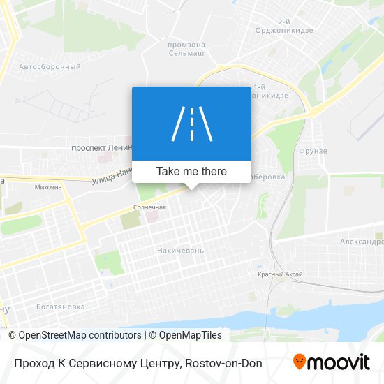 Проход К Сервисному Центру map