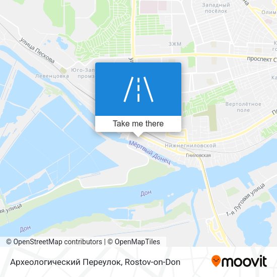 Археологический Переулок map