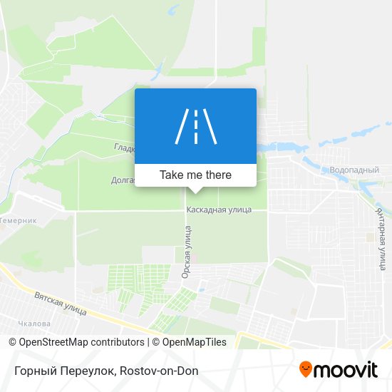 Горный Переулок map
